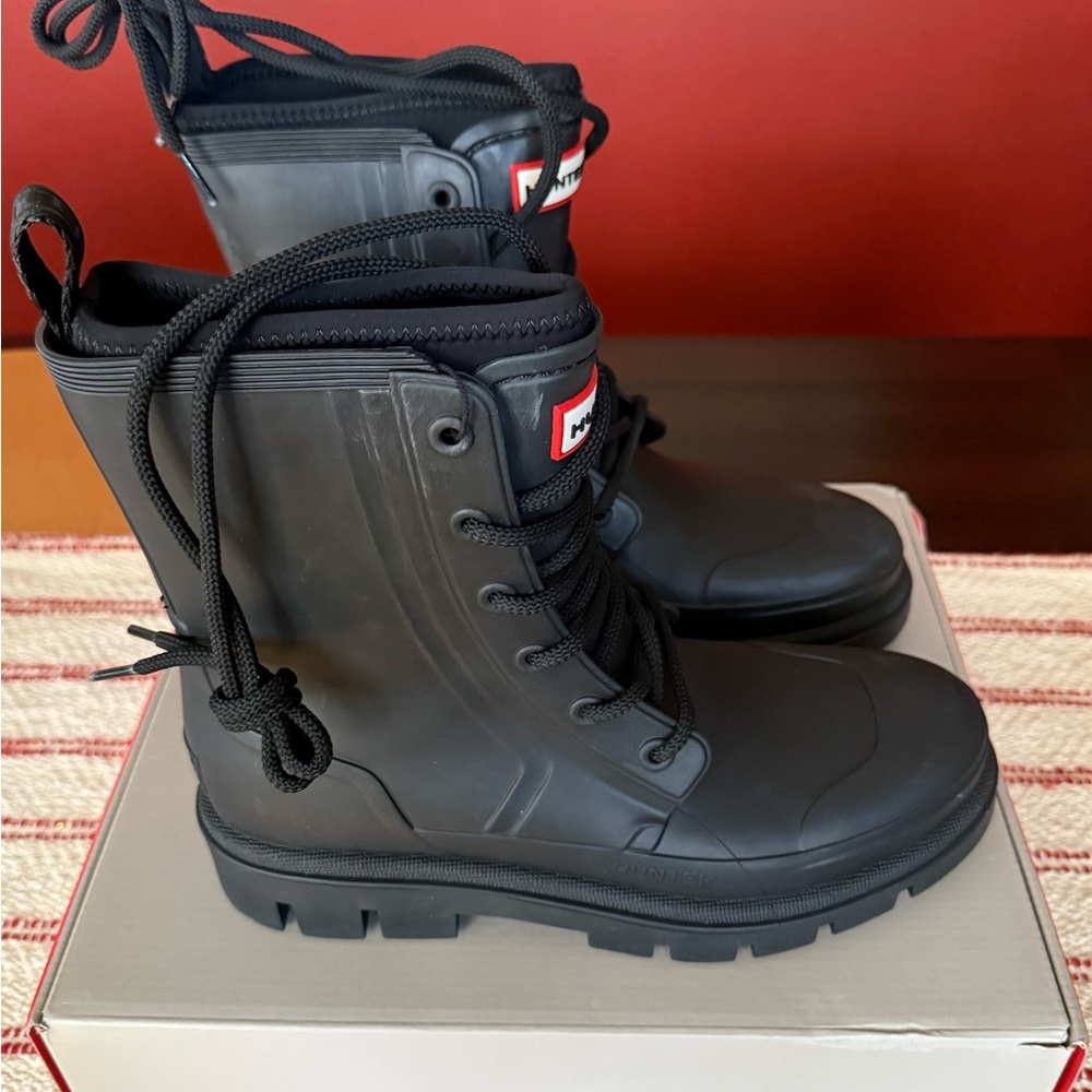 Hunter Black Waterproof Boots - Picture 10 of 12